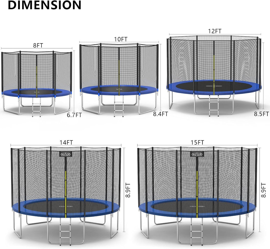14ft Out-Net Round Trampoline