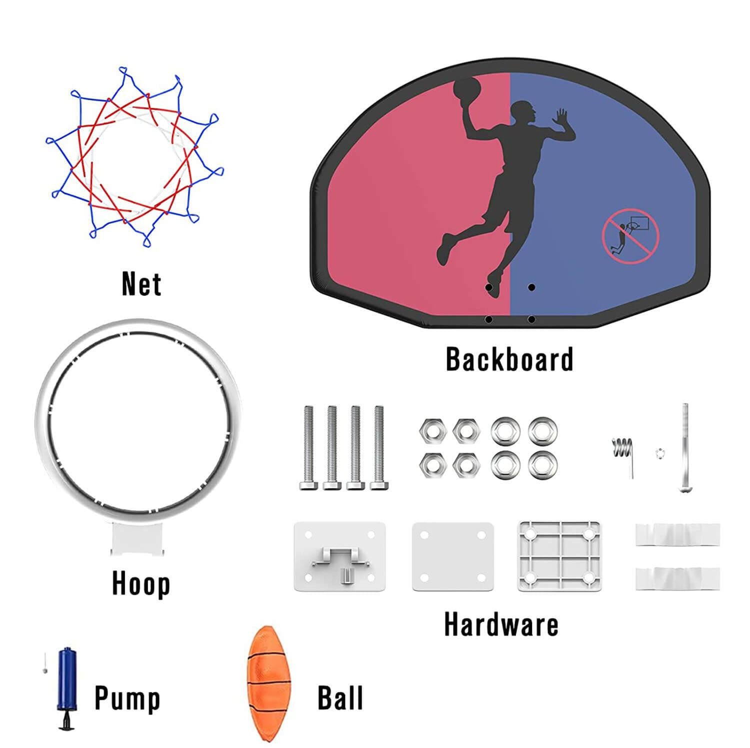 Trampoline Basketball Hoop - Aotob