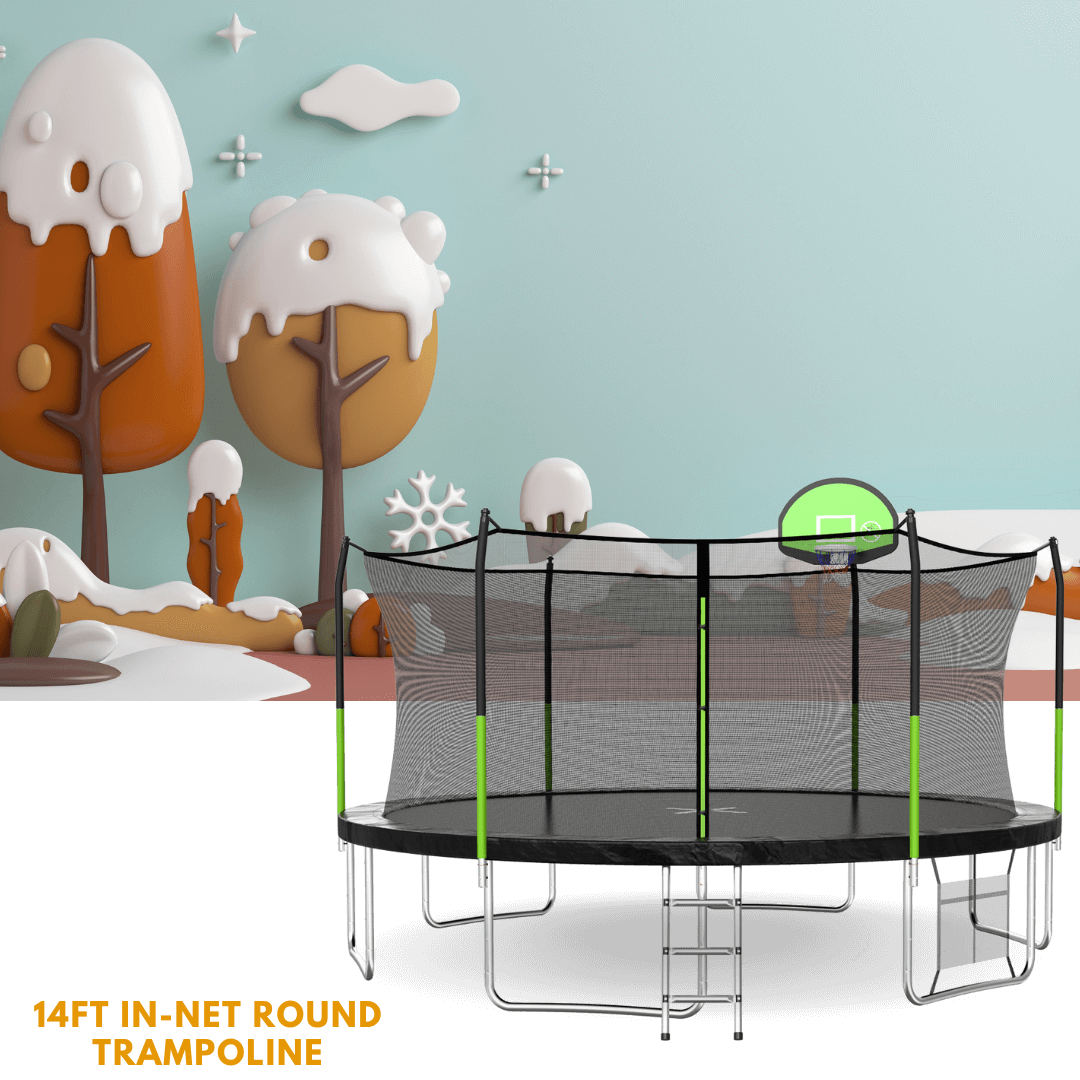 14ft round trampoline