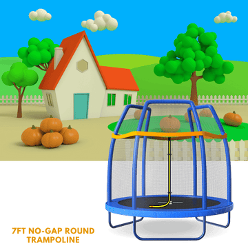 7ft no gap trampoline