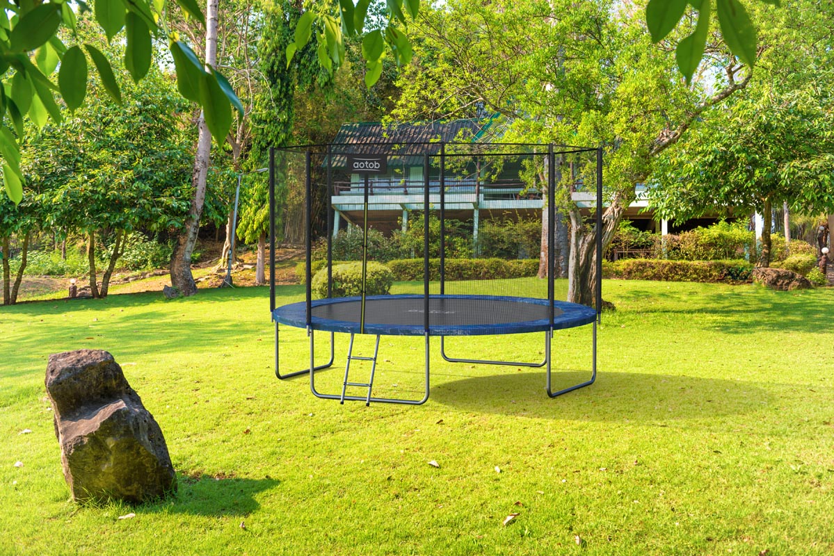 8 10 12ft Out-Net Round Trampoline