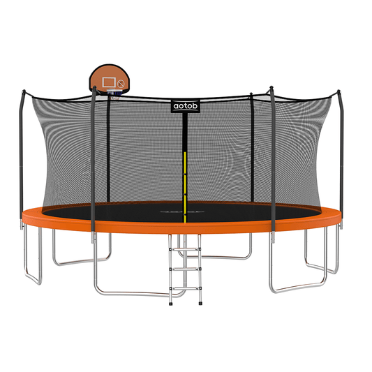 Aotob 15FT Outside Big Trampoline with Storage Bag - Aotob