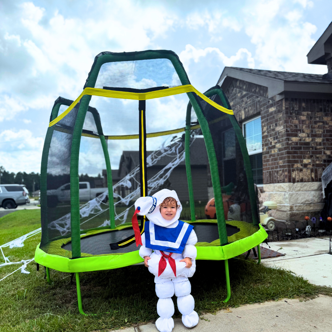 7FT No-Gap Trampoline with Safety Enclosure