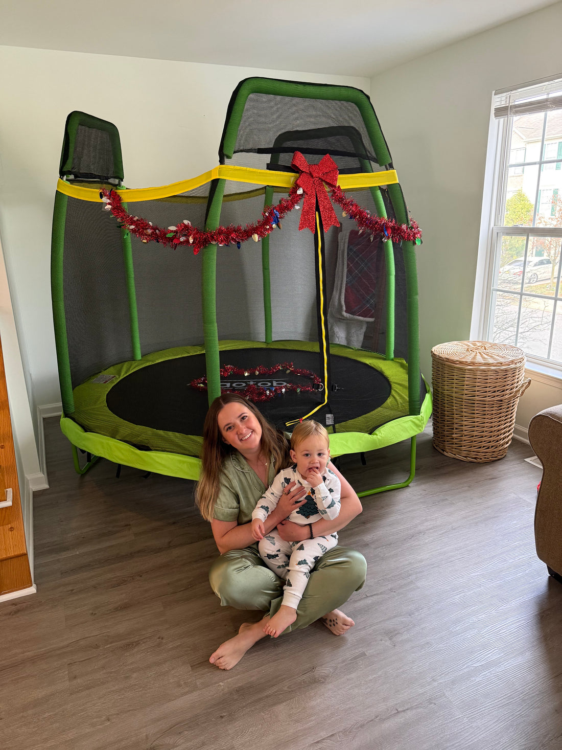 7FT No-Gap Trampoline with Safety Enclosure