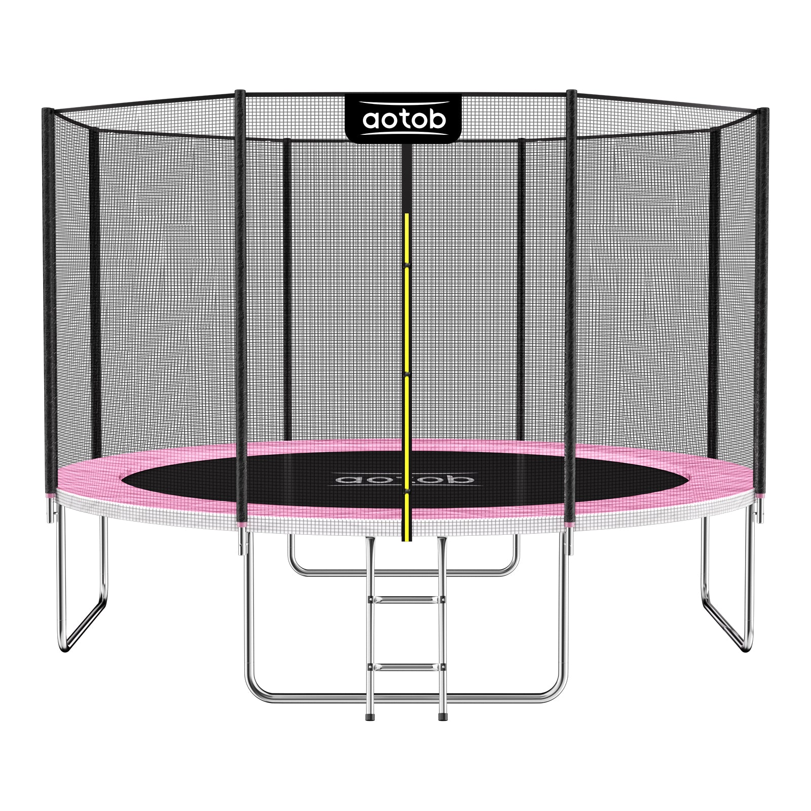 8ft Heavy Duty Outdoor Trampoline for Kids & Adults