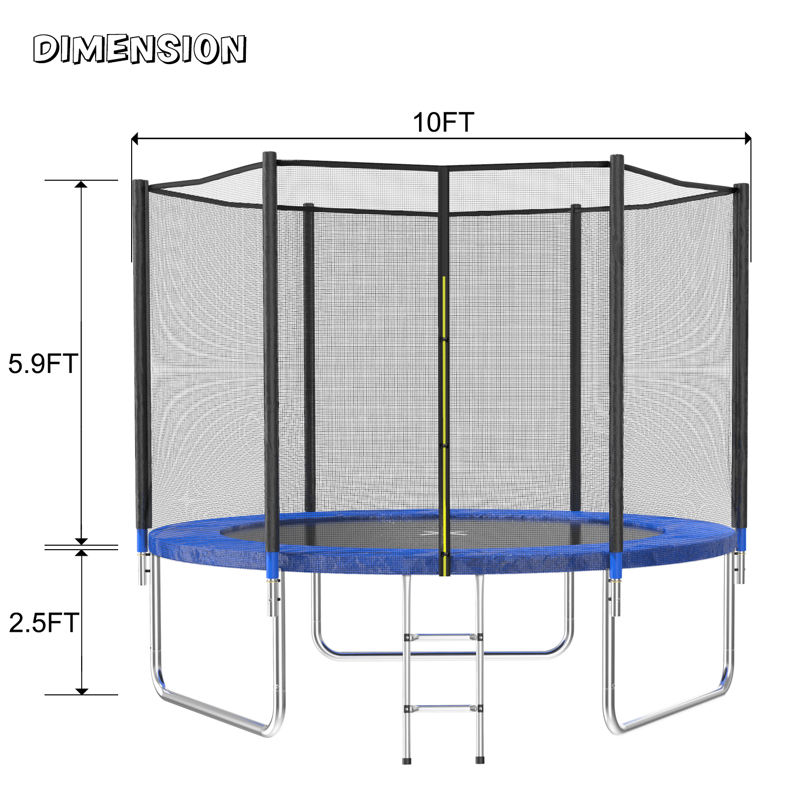 10ft kids jump trampoline