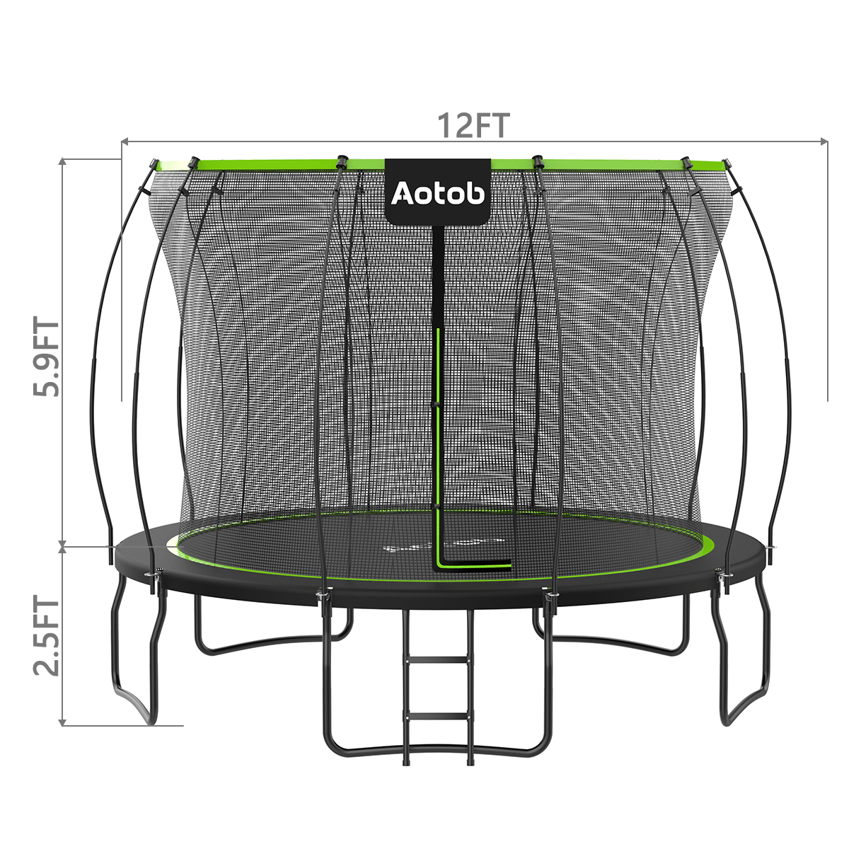 aotob trampoline size