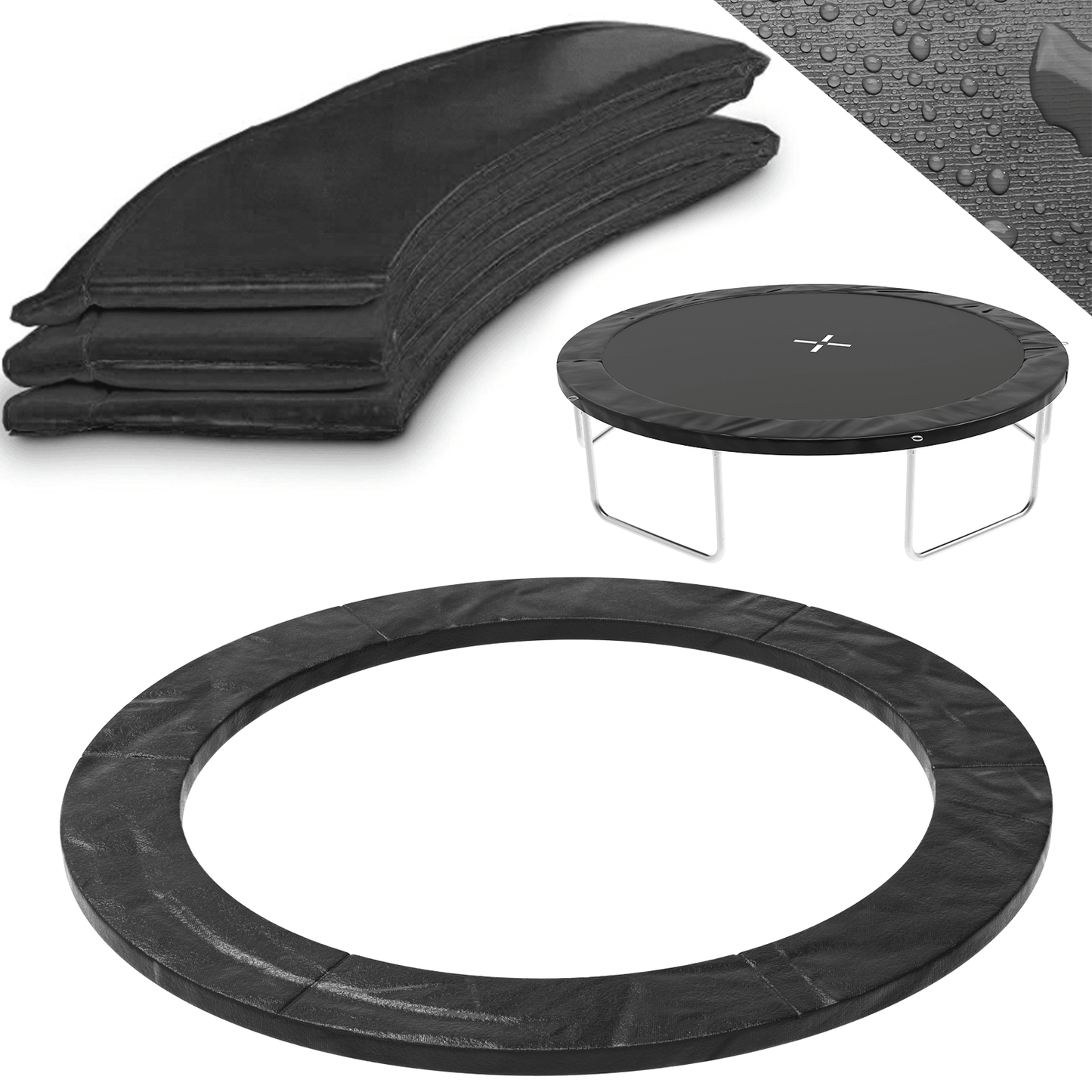 water resistant trampoline pad#size_12-ft